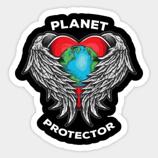 Planet Protector Earth Day Sticker